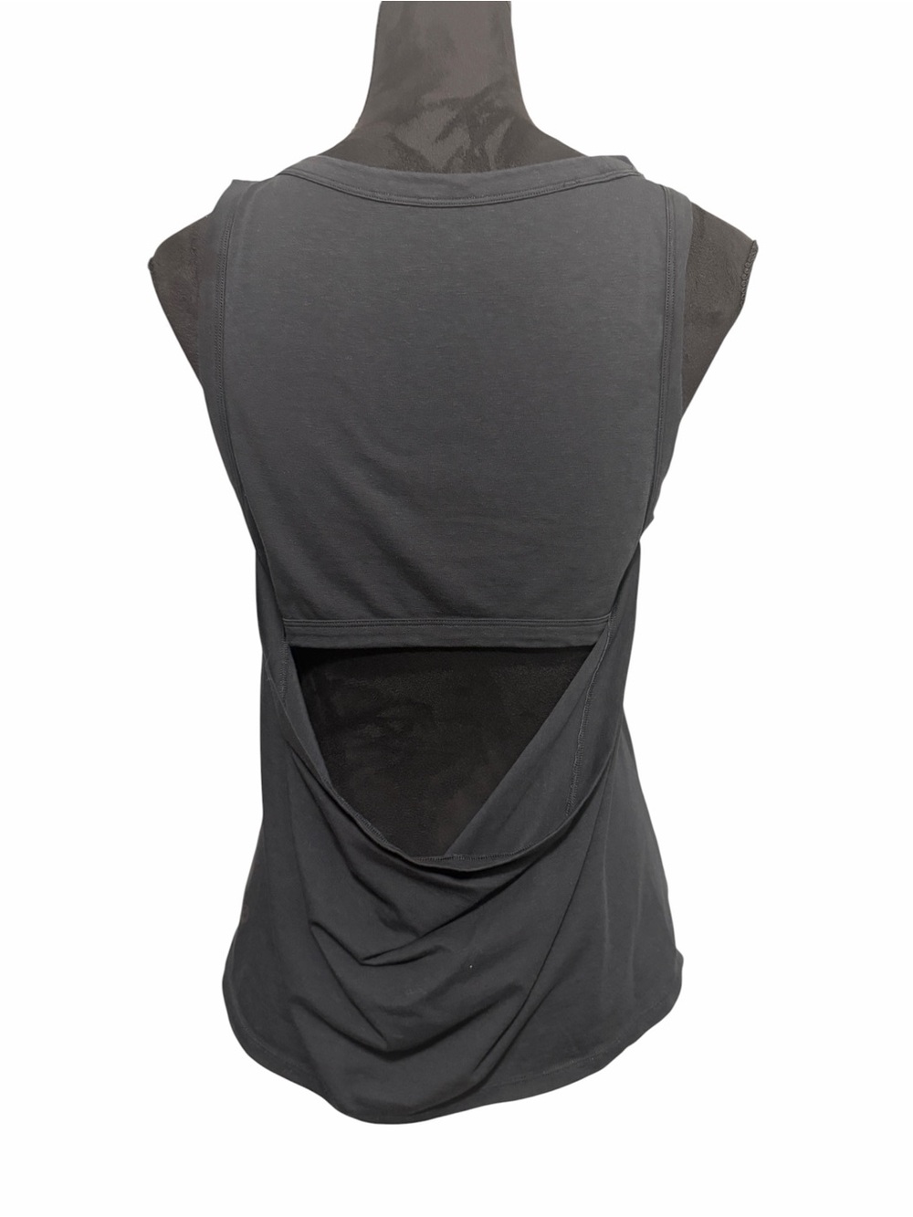 Lululemon Open Back Sleeveless Tank Top Black - Picture 3 of 7